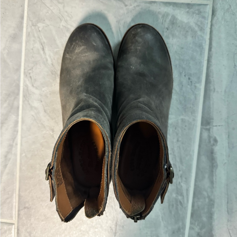 Kork-Ease bootie distressed suede grey